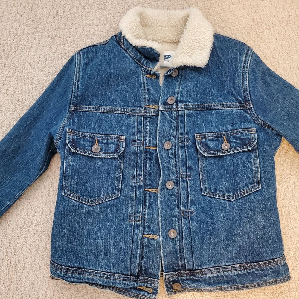 Old Navy Denim Fur-lined Jacket